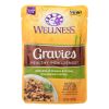 Wellness Pet Products Cat Food - Gravies With Bits Of Chicken And Turkey Smothered In Gravy - Case Of 24 - 3 Oz.