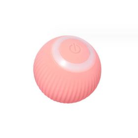 Pet Toy Automatic Rotating Ball Cat Teasing Ball (Color: Pink, Type: Pet Supplies)