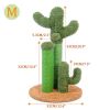 Pet Supplies Cute Cactus Tree Pet Cat Toy with Ball Scratching Post